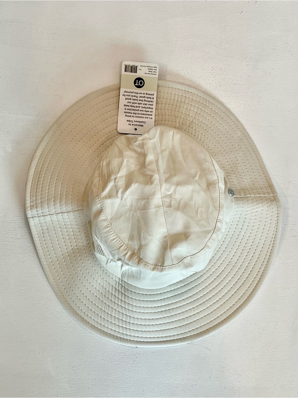 Sun Bucket Hat in Cream - Lightweight Outdoor Protection